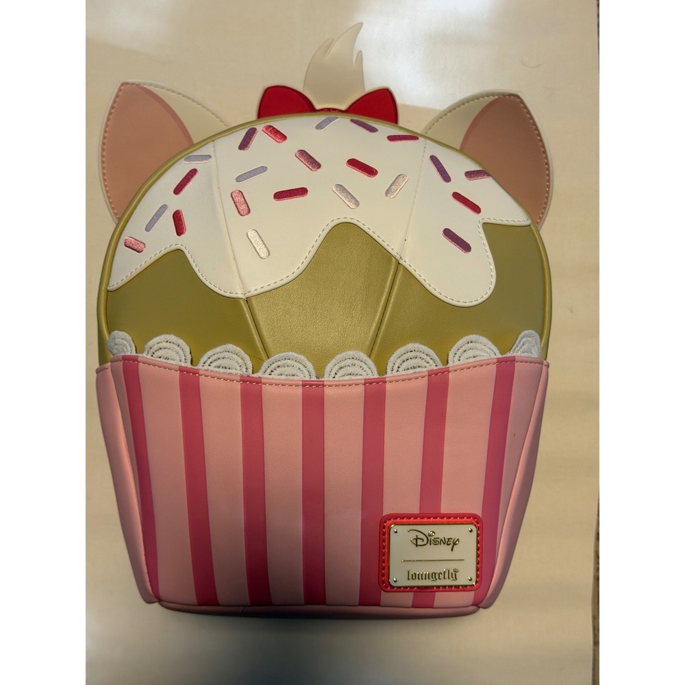 NWT Loungefly Disney The Aristocats Marie Cupcake Sweets Mini Backpack